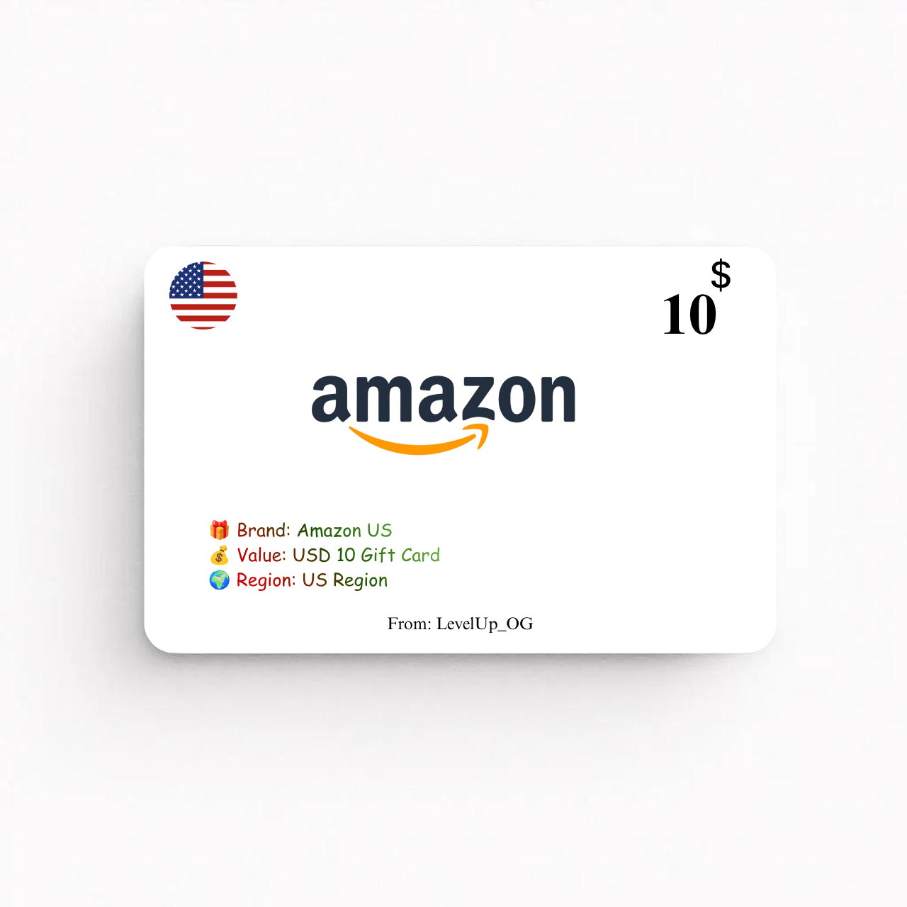 Amazon US | USD 10 Gift Card | US Region