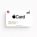 Apple Card US | USD 400 Gift Card | US Region
