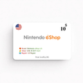 Nintendo eShop US | USD 10 Gift Card | US Region
