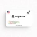 PlayStation Network | US USD 50 Gift Card | US Region