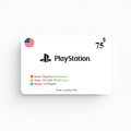 PlayStation Network | US USD 75 Gift Card | US Region