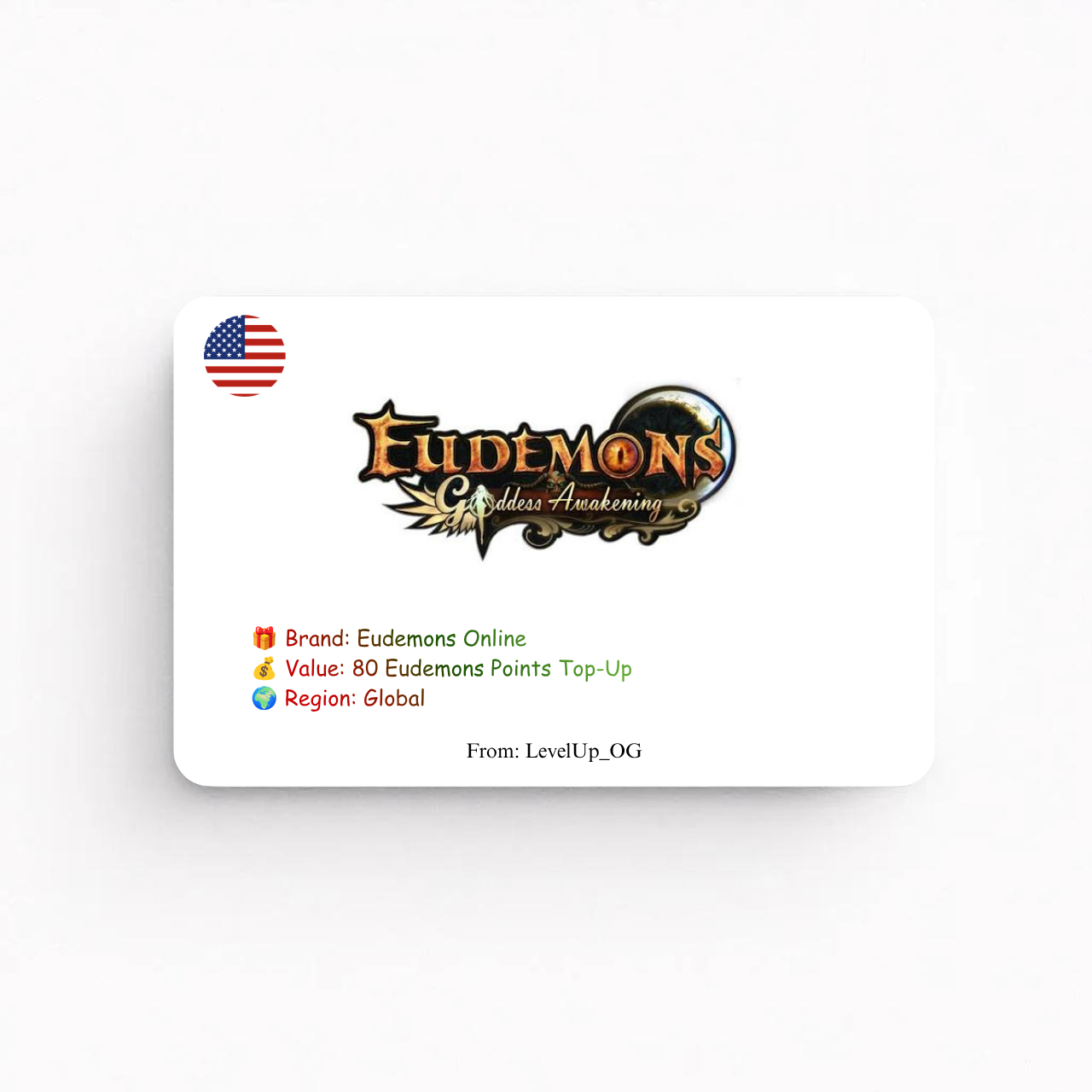 Eudemons Online | 80 Eudemons Points Top-Up | Global