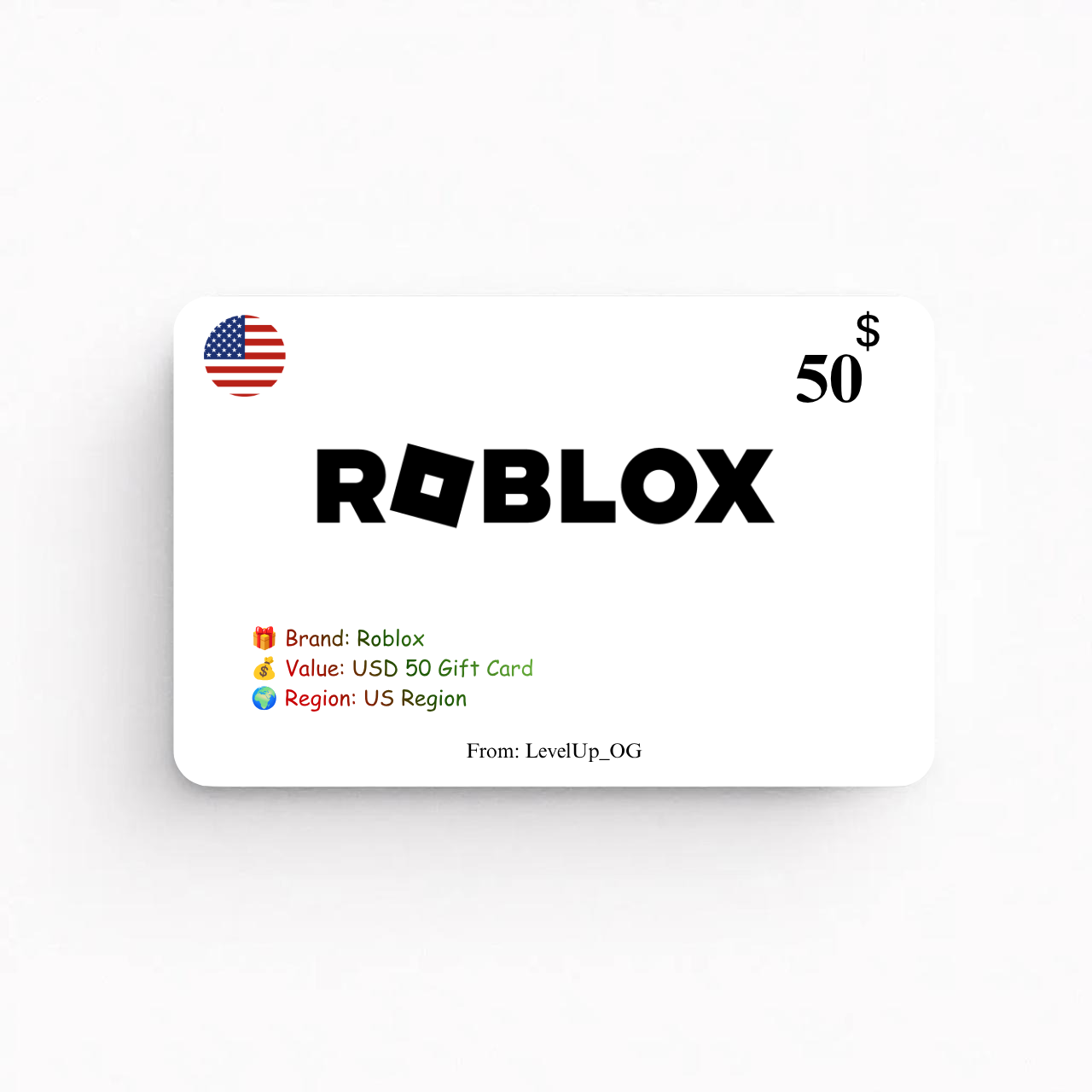 Roblox | USD 50 Gift Card | US Region
