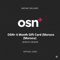 OSN+ 6 Months Subscription | Morocco