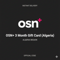 OSN+ 3 Months Subscription | Algeria