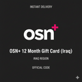 OSN+ 12 Months Subscription | Iraq