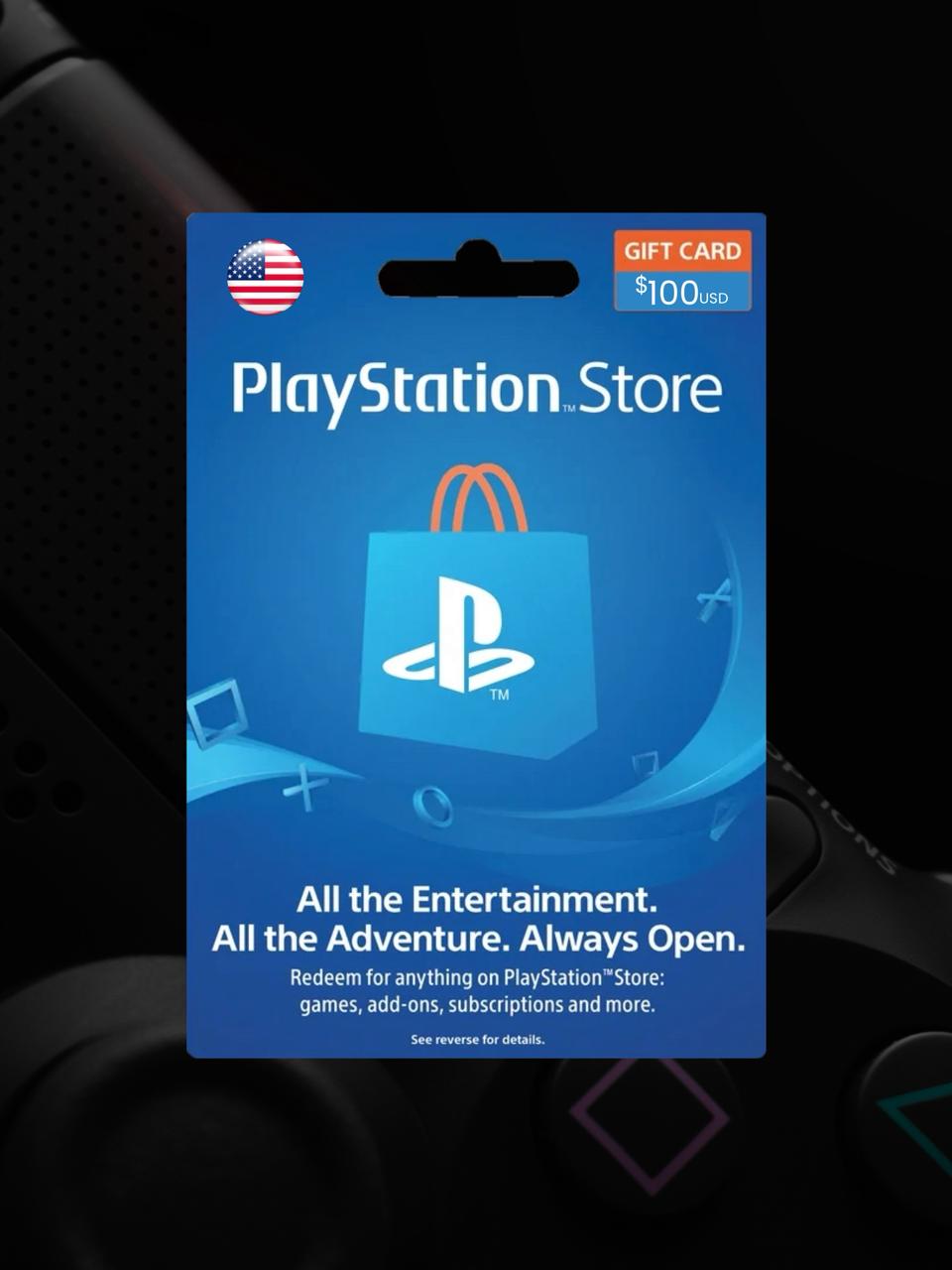 PlayStation Network Gift Card - US | 100 USD